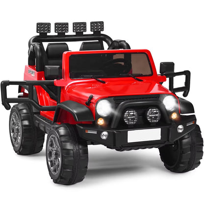 Kids 12V Adventure Ride-On Jeep with Remote Control