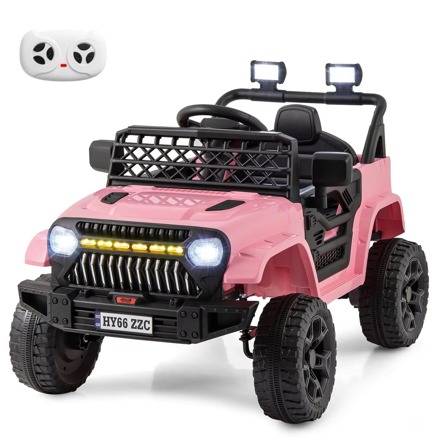 Kids 12V Adventure Ride-On Jeep with Remote Control