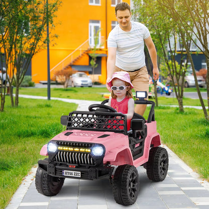 Kids 12V Adventure Ride-On Jeep with Remote Control
