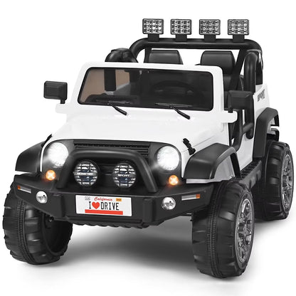Kids 12V Adventure Ride-On Jeep with Remote Control