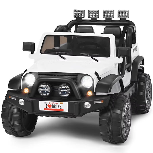 Kids 12V Adventure Ride-On Jeep with Remote Control
