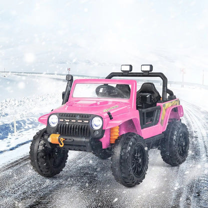 Kids 12V Adventure Ride-On Jeep with Remote Control