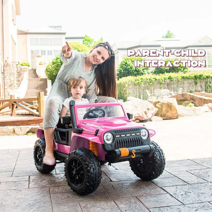 Kids 12V Adventure Ride-On Jeep with Remote Control